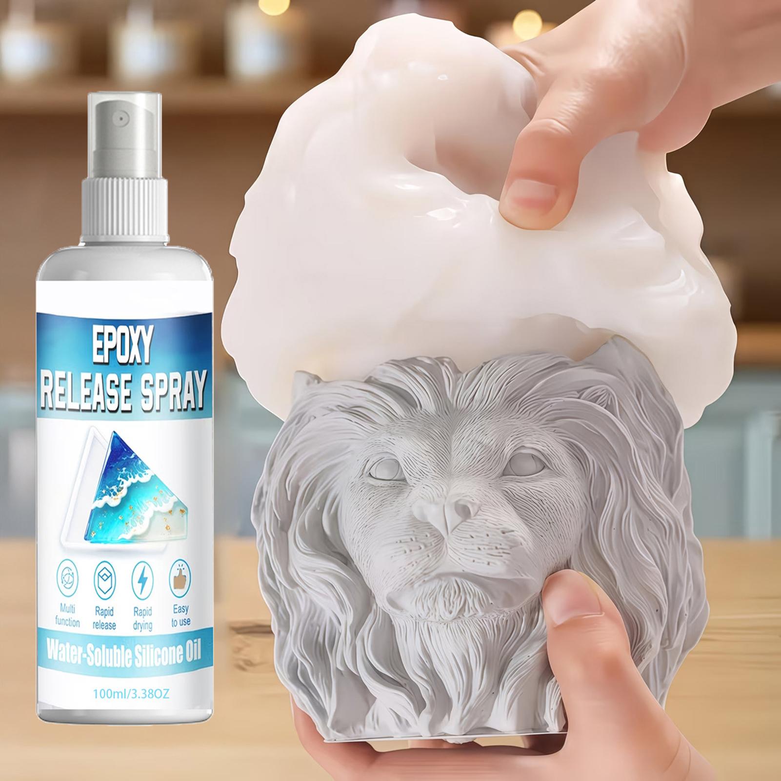 Melt Pour Soap Base - 100ml Silicone Release Spray Epoxy Release
