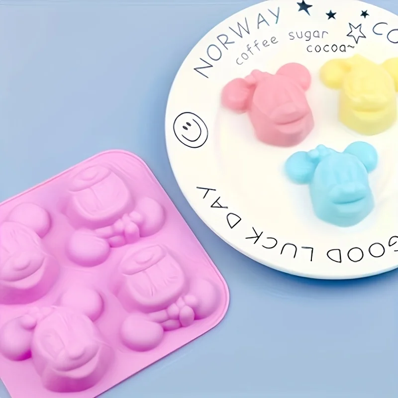 Melt Pour Soap Base - 1pc Minnie cartoon mold, ideal for