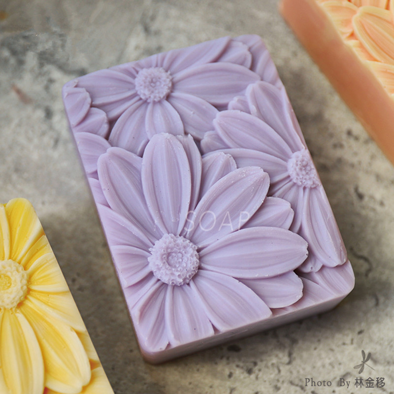 Soap Making Kit For Beginners - Newest!!!3d Elegant Sunflower Soap Mold Rectangle