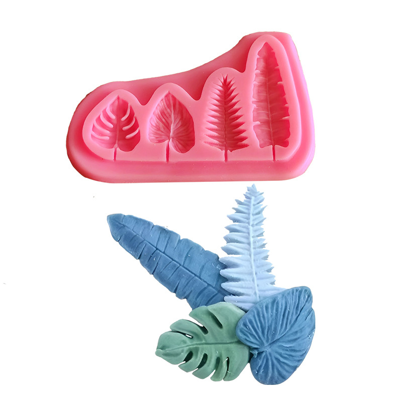 Melt Pour Soap Base - Palm Leaves And Turtle Leaf Silicone