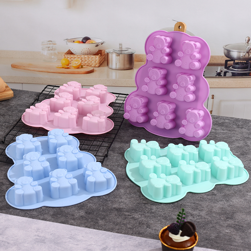 Soap Making Jelly - Silicone Gummy Bear Molds,Jello Molds for