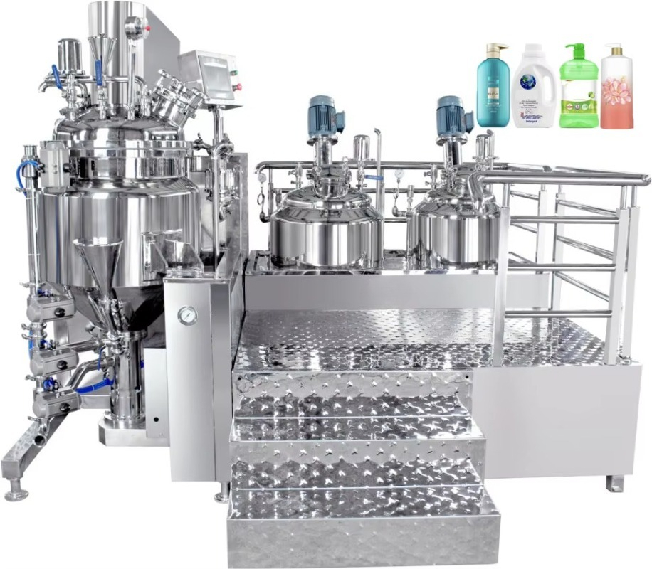 Making Soap And Detergent - Homogenizer Mixer for Shampoo Liquid Detergent
