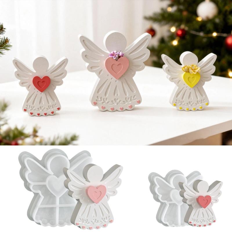 Melt Pour Soap Base - Love Angel Gypsum Mold Candle Silicone