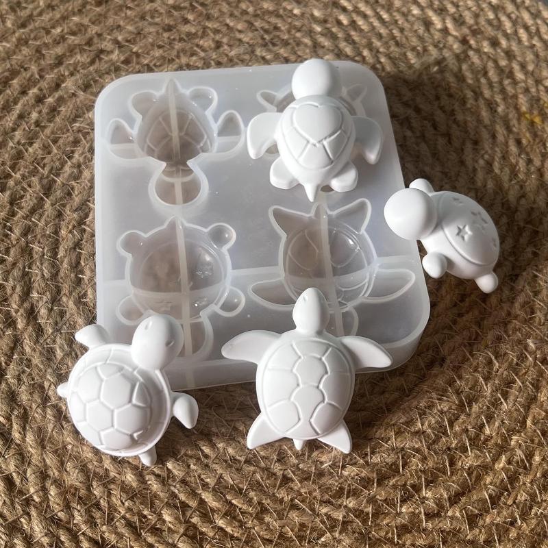 Melt Pour Soap Base - Four Turtles Plaster Silicone Molds DIY