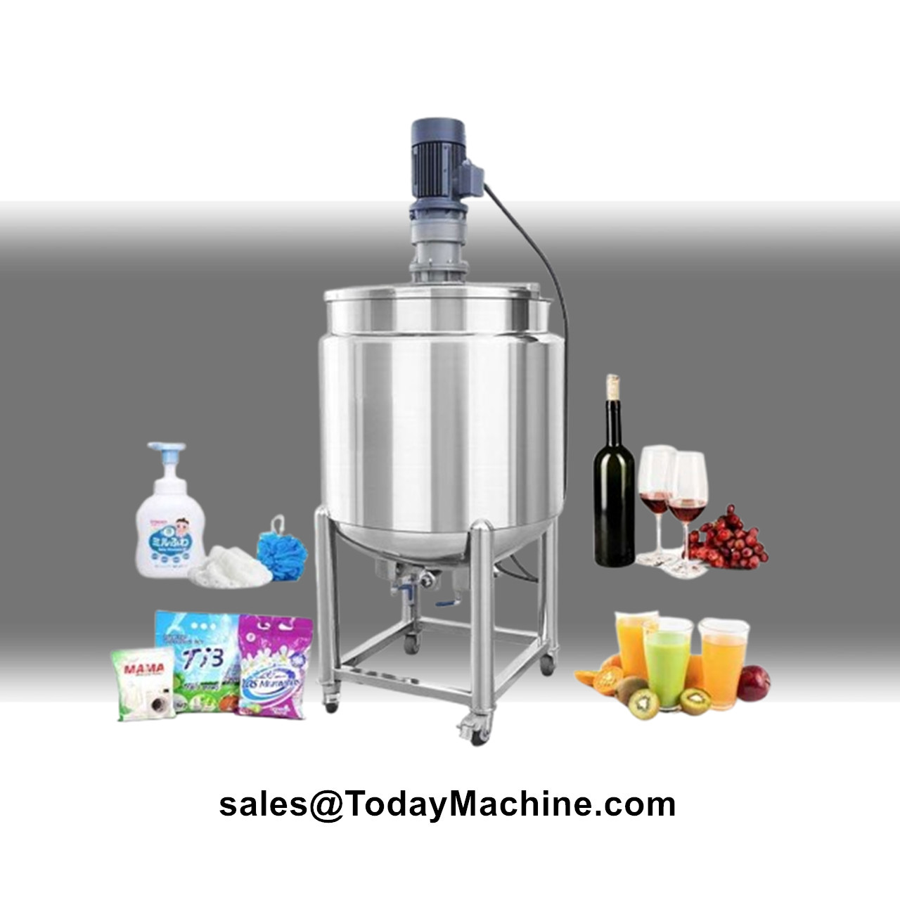 Making Soap And Detergent - Shampoo Liquid Soap Detergent Making Mixing
