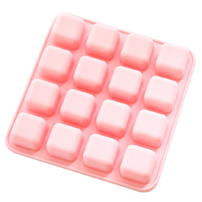 ●16 Cavity Square Cake Baking  - Soap Making Jelly ulasan dan harga