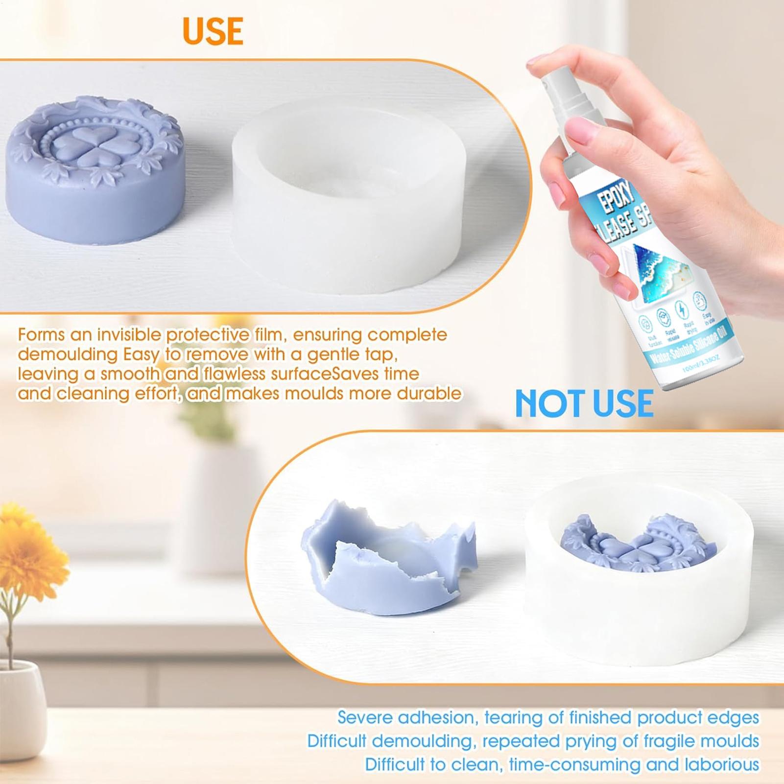 100ml Silicone Release Spray E - Melt Pour Soap Base ulasan dan harga