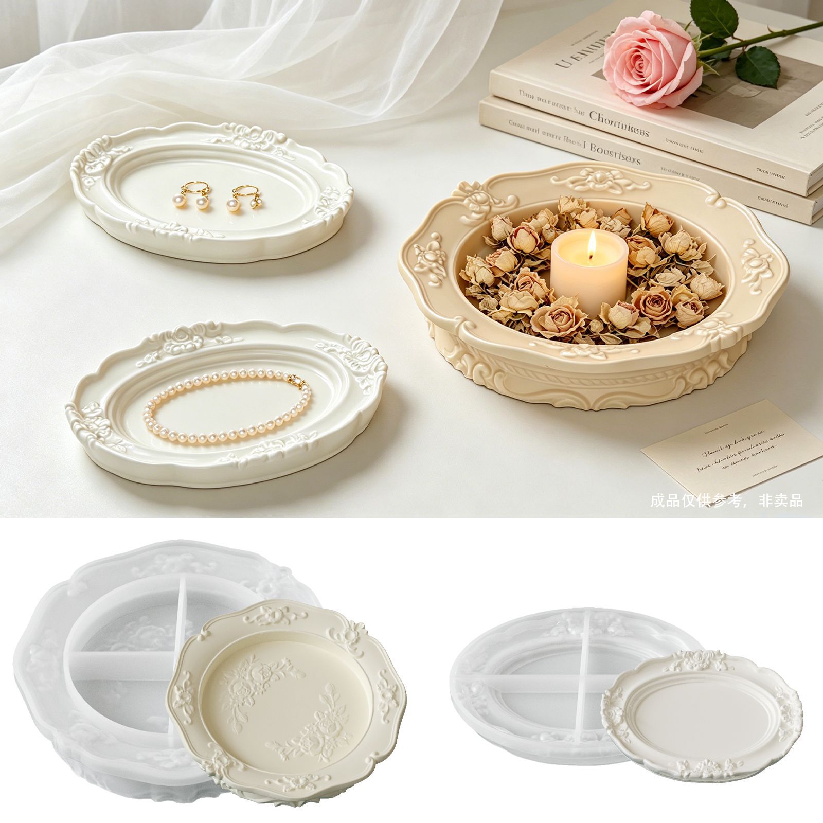 Elegant Vintage Baroque Lace S - Melt Pour Soap Base ulasan dan harga