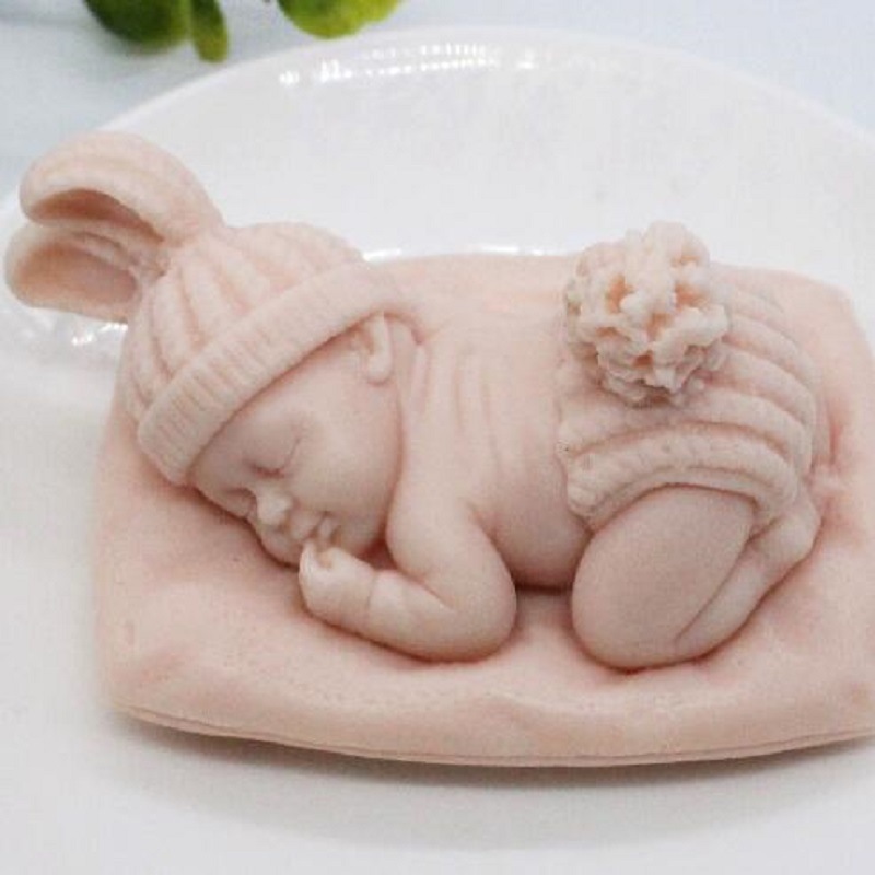 3D Sleep Baby Candle Silicone  - Soap Making Kit For Kids ulasan dan harga