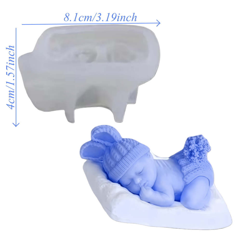 3D Baby in Knit Pants Sleeping - Soap Making Kit For Kids ulasan dan harga
