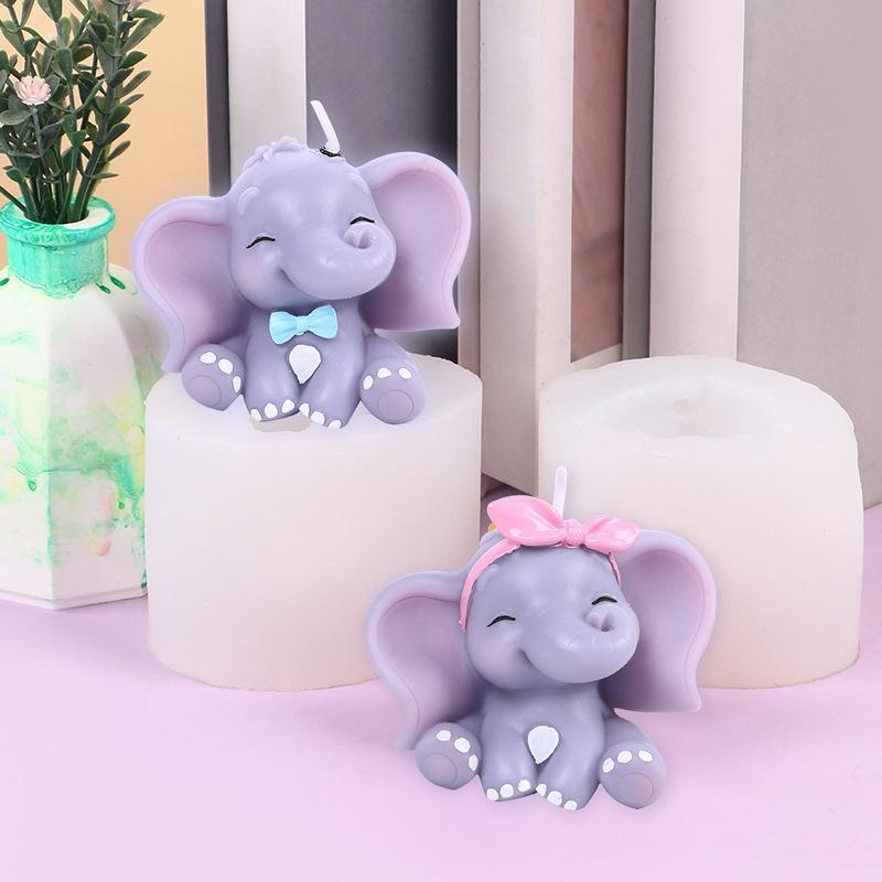 Cute 3D Elephant Silicone Cand - Melt Pour Soap Base ulasan dan harga