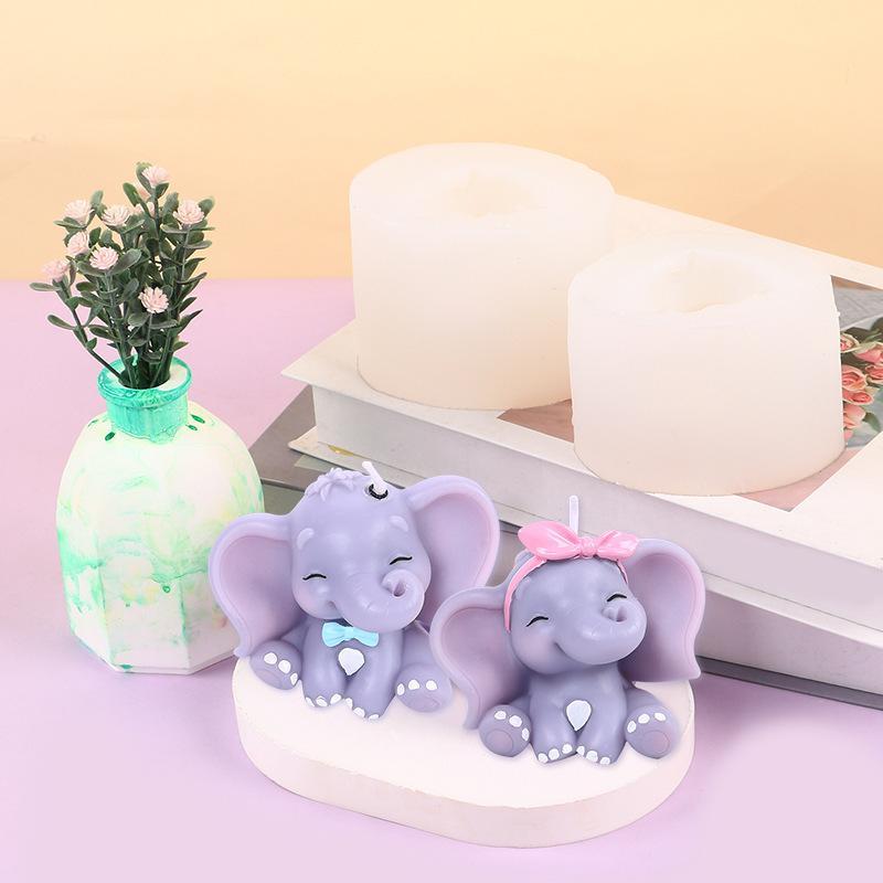 Cute 3D Elephant Silicone Cand - Melt Pour Soap Base ulasan dan harga