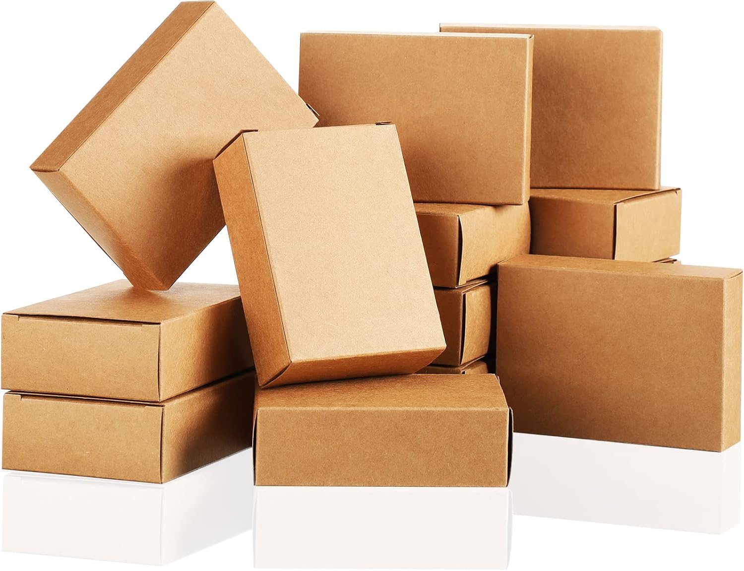 100 Pcs Kraft Soap Boxes Packa - Soap Making In School ulasan dan harga