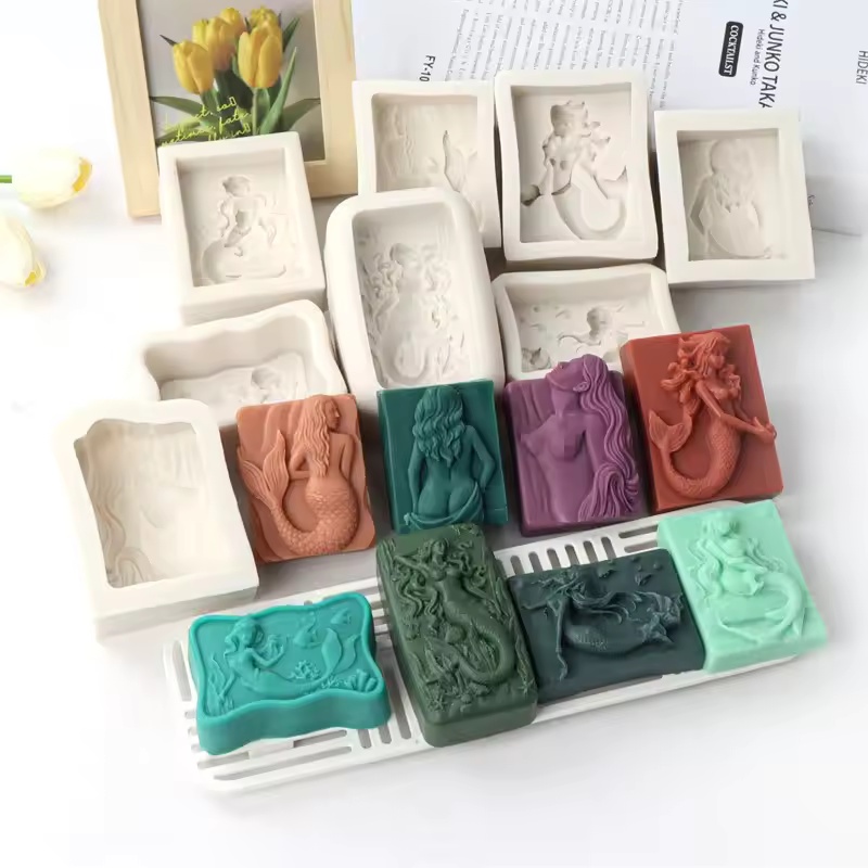 Rectangle Ocean-Style 3D Merma - Soap Making Business ulasan dan harga