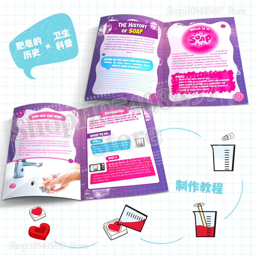 Multiple Styles Kids DIY Soap  - Soap Making Kit For Kids ulasan dan harga