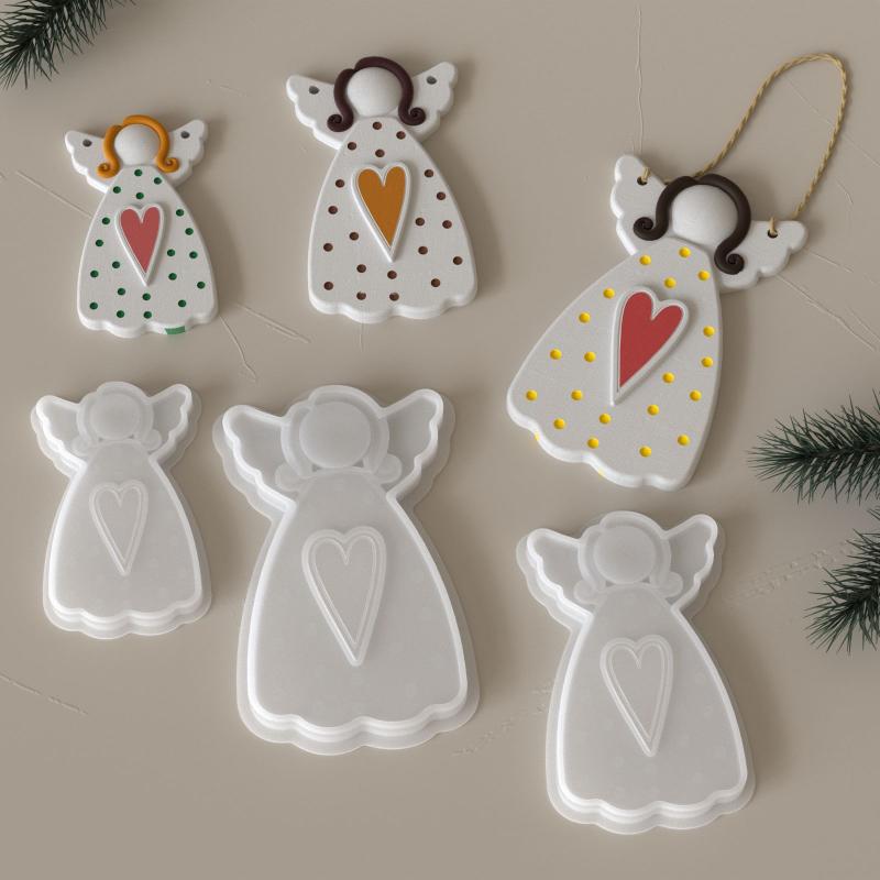 Love Angel Gypsum Mold Candle  - Melt Pour Soap Base ulasan dan harga