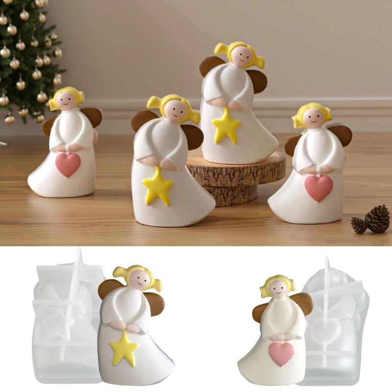 Love Angel Gypsum Mold Candle  - Melt Pour Soap Base ulasan dan harga