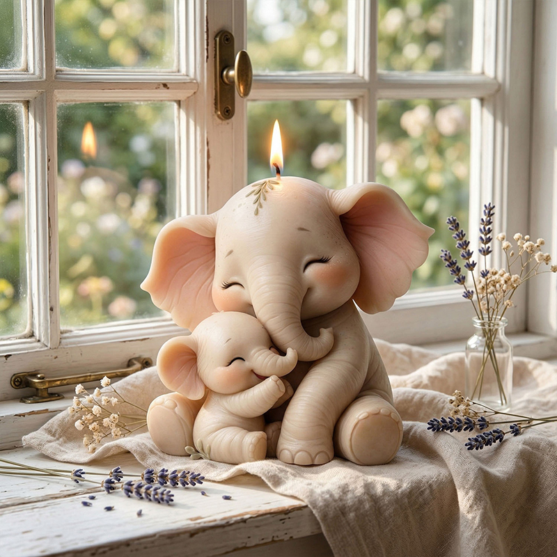 Cute Sitting Elephant Silicone - Soap Making Kit For Kids ulasan dan harga