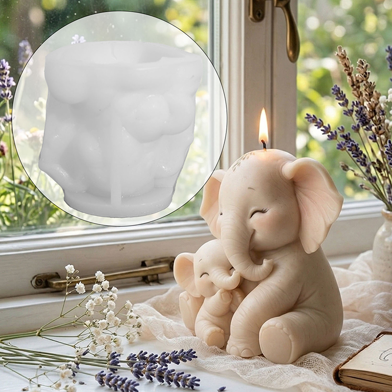Cute Sitting Elephant Silicone - Soap Making Kit For Kids ulasan dan harga