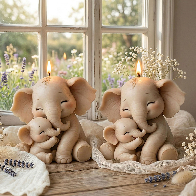 Cute Sitting Elephant Silicone - Soap Making Kit For Kids ulasan dan harga