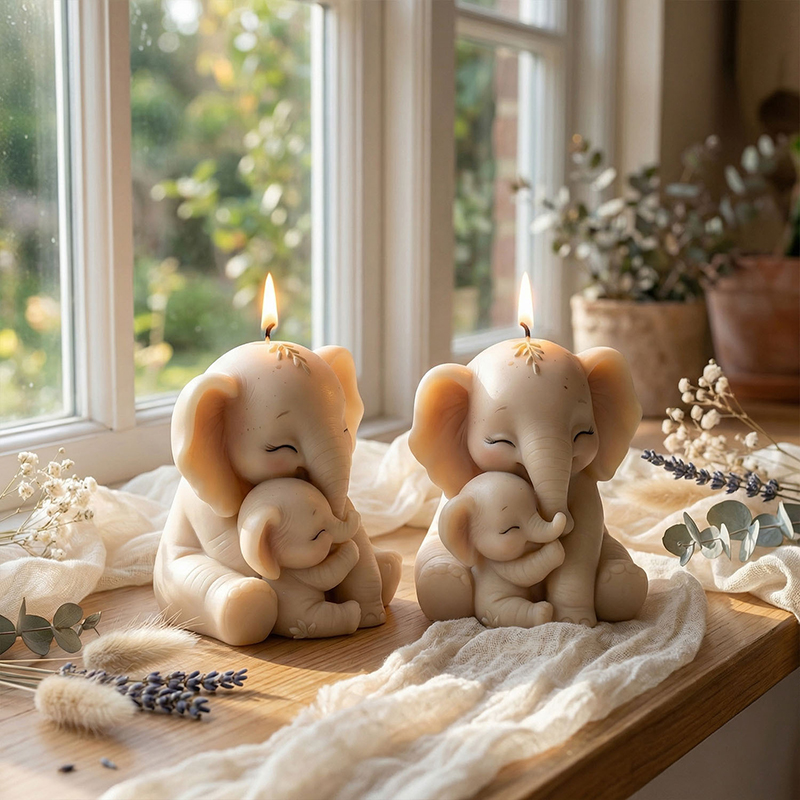 Cute Sitting Elephant Silicone - Soap Making Kit For Kids ulasan dan harga