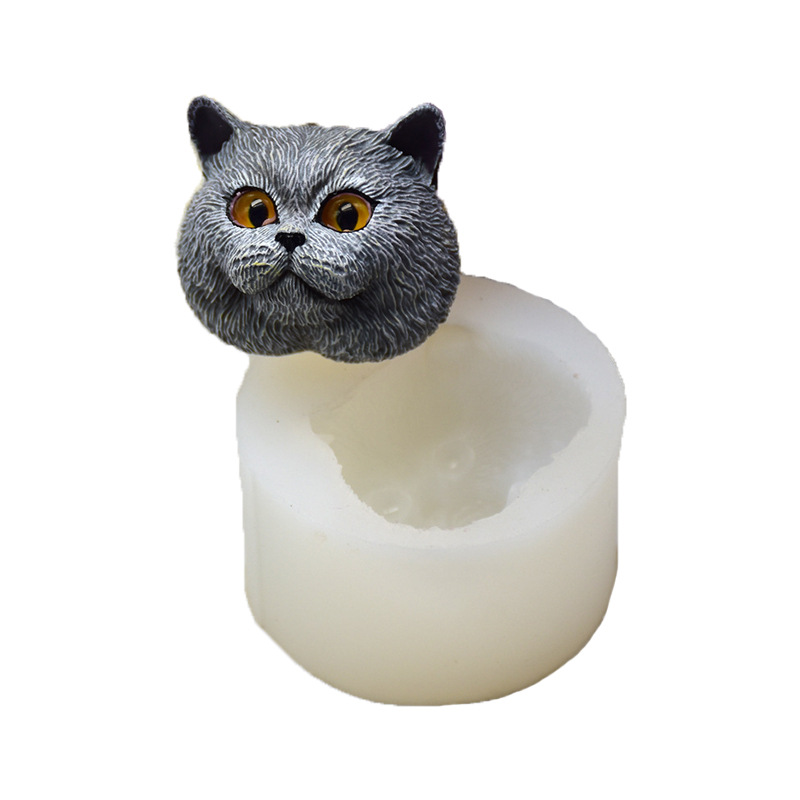 Silicone Mold Short-haired Cat - Melt Pour Soap Base ulasan dan harga
