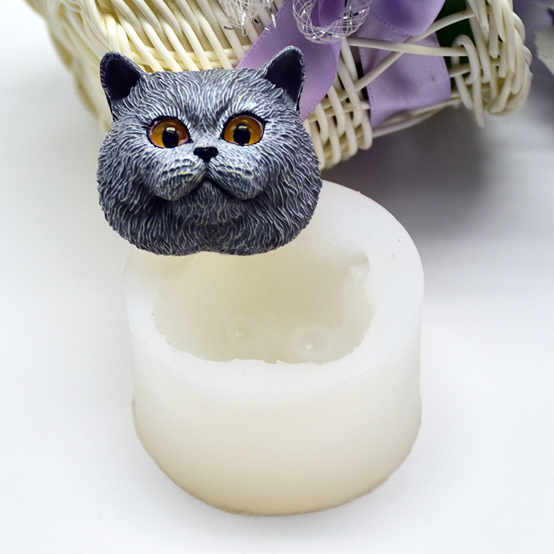 Silicone Mold Short-haired Cat - Melt Pour Soap Base ulasan dan harga