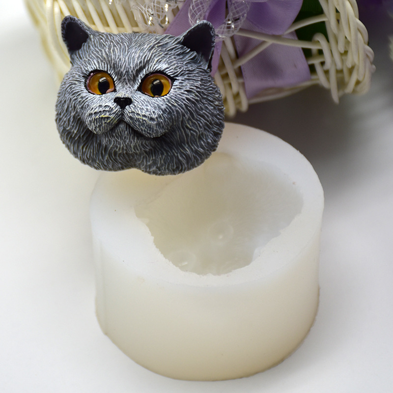 Silicone Mold Short-haired Cat - Melt Pour Soap Base ulasan dan harga