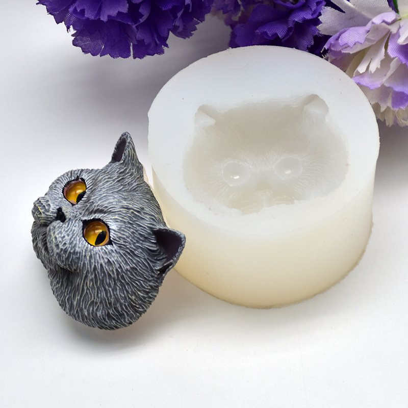 Silicone Mold Short-haired Cat - Melt Pour Soap Base ulasan dan harga