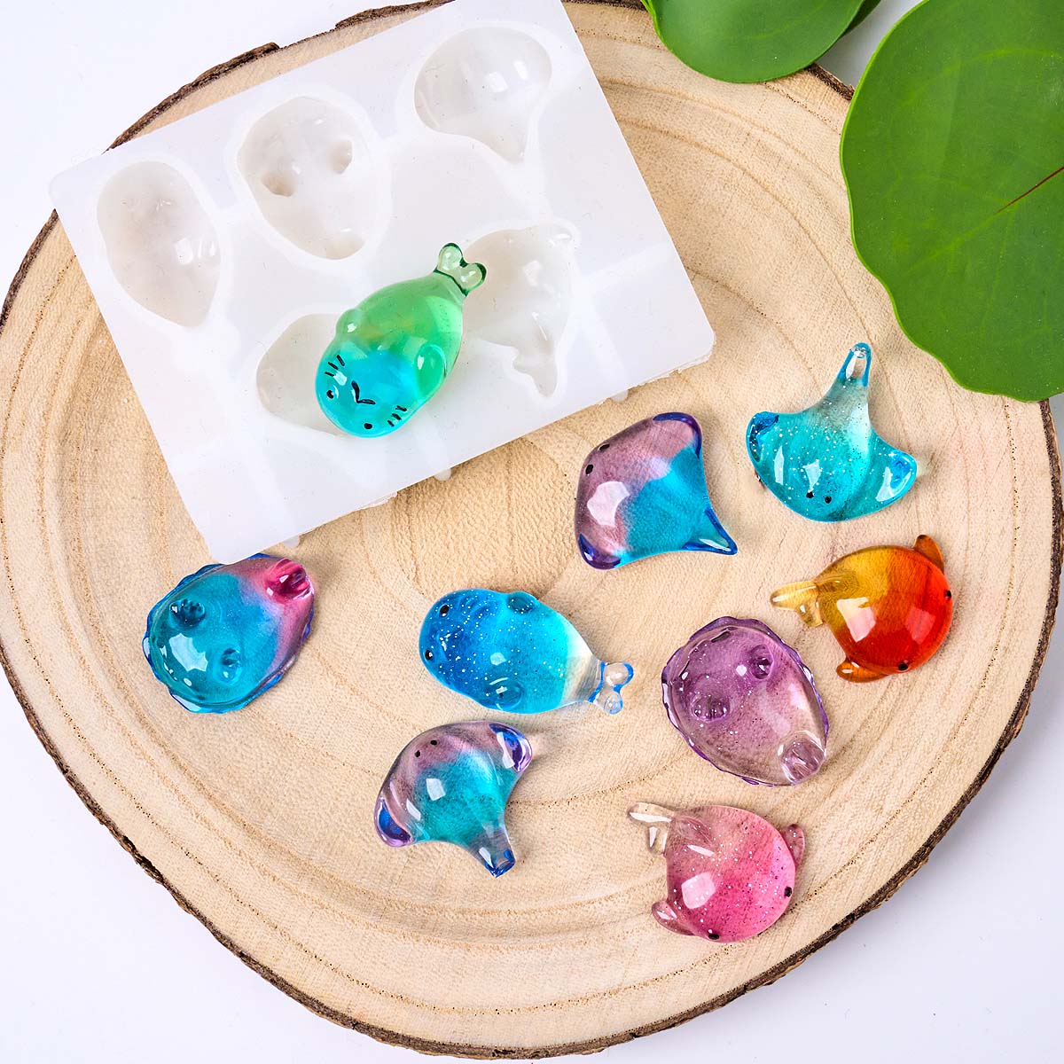 3D Healing Kawaii Manta Ray Wh - Melt Pour Soap Base ulasan dan harga