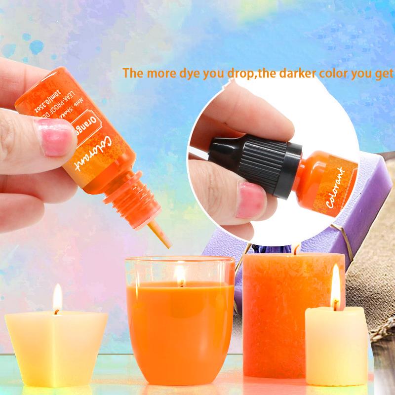 20 Colors 10ml Candle Wax Pigm - Soap Making Jelly ulasan dan harga