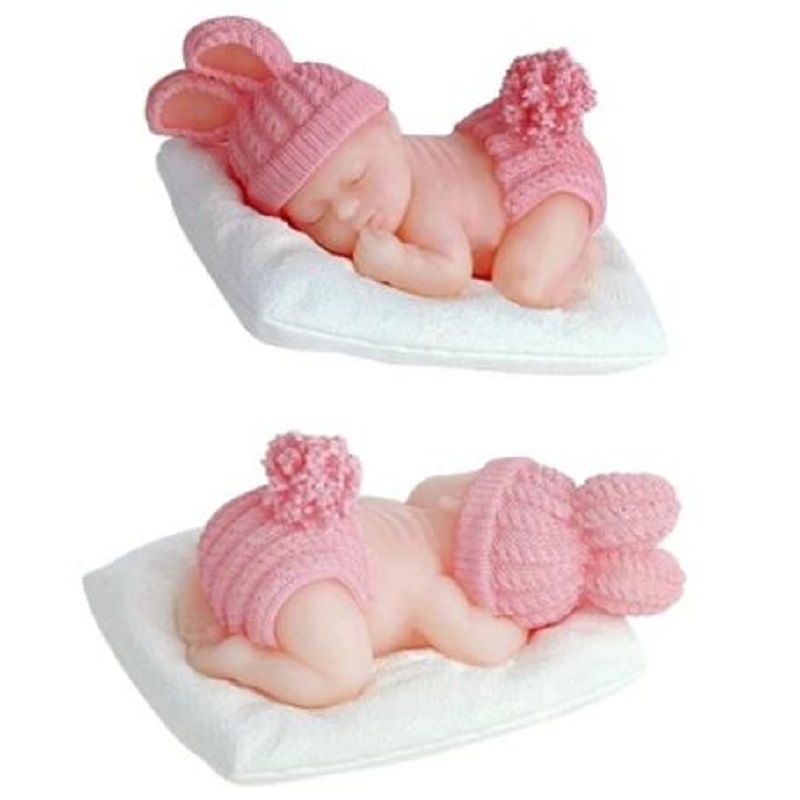 3D Sleep Baby Candle Silicone  - Soap Making Kit For Kids ulasan dan harga