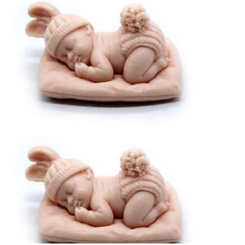 3D Sleep Baby Candle Silicone  - Soap Making Kit For Kids ulasan dan harga