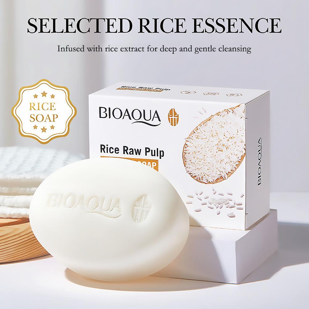BIOAQUA White Rice Raw Pulp Fa - Soap Making Essential Oils ulasan dan harga