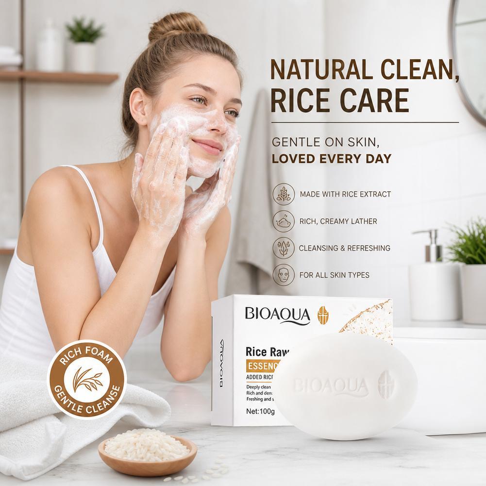 BIOAQUA White Rice Raw Pulp Fa - Soap Making Essential Oils ulasan dan harga