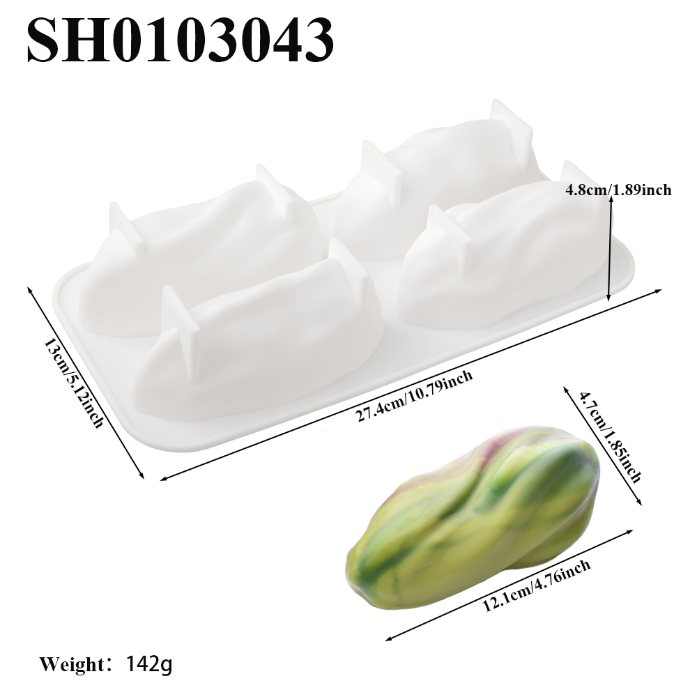 4 or 9-Cell Pistachio Design S - Melt Pour Soap Base ulasan dan harga