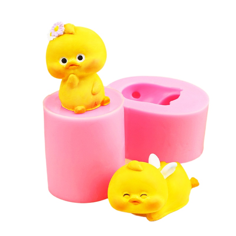 3D Smile Duck Silicone Candle  - Soap Making Business ulasan dan harga