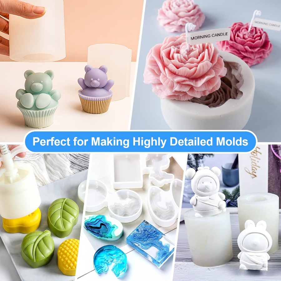 Silicone Mold Making Kit, 38.8 - Soap Making Kit For Beginners ulasan dan harga
