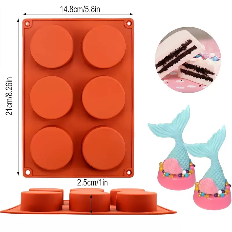Round Silicone Soap Mold DIY H - Soap Making Business ulasan dan harga